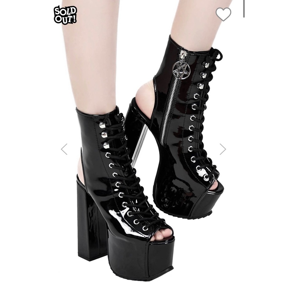 Galactic Platform Killstar Combat Boots Size 8 - image 5